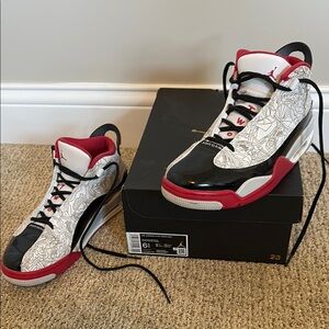 Jordan Kids Shoes - Black, White, Red